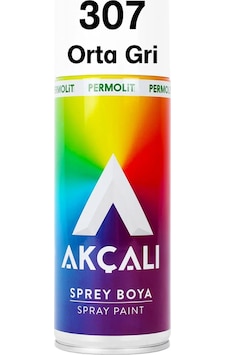 Akçalı 307 Orta Gri Sprey Boya Akçalı 307 Orta Gri Sprey Boya