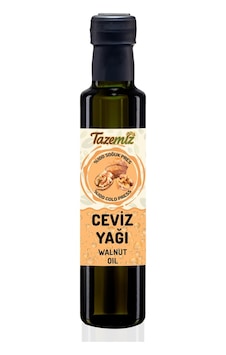 Tazemiz Soğuk Sıkım Ceviz Yağı 250 ML Tazemiz Soğuk Sıkım Ceviz Yağı 250 ML