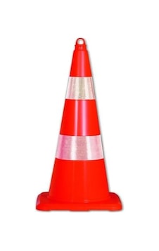 Trafik Huni Konisi 70 Cm Trafik Dubası Plastik Trafik Otopark Dubası