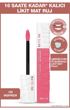 Super Stay Matte Ink City Edition Likit Mat Ruj - 125 Inspirer 75 Super Stay Matte Ink City Edition Likit Mat Ruj - 125 Inspirer 75