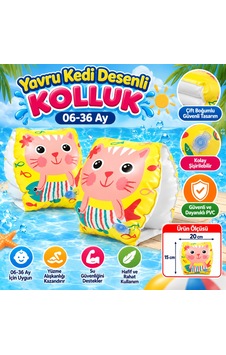 Intex Yavru Kedi Desenli Kolluk 20x15 Cm 06-36 Ay Mbt06 Intex Yavru Kedi Desenli Kolluk 20x15 Cm 06-36 Ay Mbt06