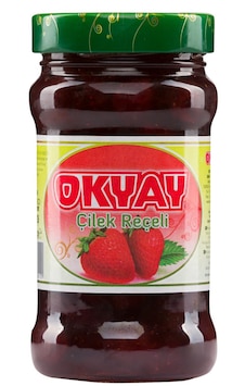 Okyay Kavanoz Çilek Reçeli 400 G
