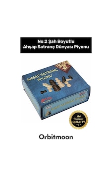 Premium Üretim Şah Boyu No: 2 Eksik Takımı Tamamlama Uyumlu Ahşap Satranç Dünyası Piyonu