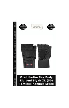 Özel Üretim Rex Body Eldiveni Siyah Xl 50 Temizlik Kampüs Erkek Dİğer
