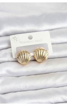 316l Çelik Gold Renk Deniz Kabuğu Model Kadın Küpe 316l Çelik Gold Renk Deniz Kabuğu Model Kadın Küpe