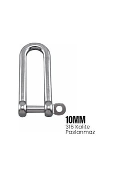 Shuıvan Zincir Kilidi 10mm Uzun Tip - 316 Paslanmaz-1646 Shuıvan Zincir Kilidi 10mm Uzun Tip - 316 Paslanmaz-1646