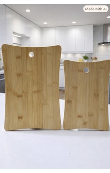 Elis Concept 2'li Bambu Kesme Tahtası 35 24 30 19 Cm Elis Concept 2'li Bambu Kesme Tahtası 35 24 30 19 Cm