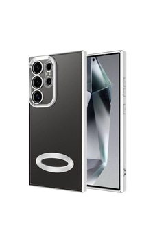 Galaxy S24 Ultra Kılıf Kamera Korumalı Logo Gösteren Zore Omega Kapak Gümüş Galaxy S24 Ultra Kılıf Kamera Korumalı Logo Gösteren Zore Omega Kapak Gümüş