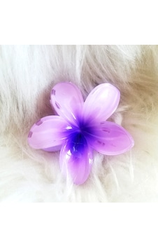 Lila Lotus Çiçek Toka Mavi - Mor Lila Lotus Çiçek Toka Mavi - Mor