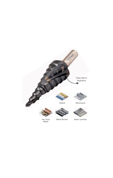Tomax Expert Kademeli Matkap Ucu 4 - 20 Mm Titan Nitril Kaplama Tomax Expert Kademeli Matkap Ucu 4 - 20 Mm Titan Nitril Kaplama