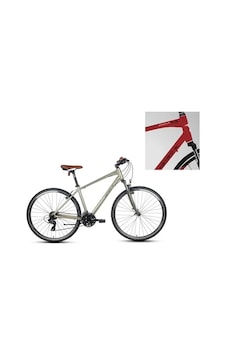 Carraro Sportıve 220 Erkek Şehir Bisikleti 406h V 28 Jant 21 Vites Mat Krom Kırmızı Siyah Beyaz Çok Renkli