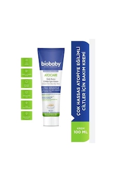 Biobaby Atocare Çok Kuru Ciltler İçin Krem 100 Ml Biobaby Atocare Çok Kuru Ciltler İçin Krem 100 Ml