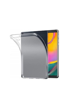 Samsung Galaxy P610 Tab S6 Lite 10.4'' Uyumlu Kılıf Şeffaf Yumuşak Süper Lüx Esnek Renksiz Silikon Kılıf