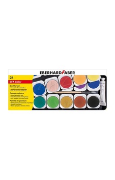 Eberhard Faber Opak Sulu Boya Plastik Kutu 24lü 578124 Eberhard Faber Opak Sulu Boya Plastik Kutu 24lü 578124