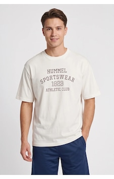 Hummel Oversize % 100 Pamuk Bisiklet Yaka T Shirt Erkek T Shirt 912433-9157 Ekru Hummel Oversize % 100 Pamuk Bisiklet Yaka T Shirt Erkek T Shirt 912433-9157 Ekru
