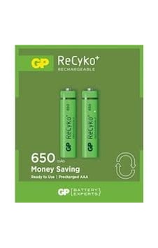 Lunaev Gp Recyko 650mah Aaa Şarjlı İnce Pil 63c092 2li Kart