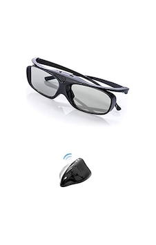 3d Sync Bağlantı Noktalı Optoma 3d Projektörler İçin Hi-shock Rf Kiti Optoma Hd50, Hd30, Hd161x, Hd151x, Hd141x, Hd26, Hd25, Hd36 Vb. 1x 3d Gözlük Ve Rf Yayıcı 96-144 Hz Şarj Edilebilir