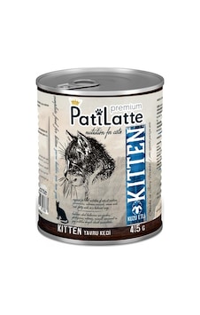 Pati Latte Kuzu Etli Konserve Yavru Kedi Maması 24 x 415 G Pati Latte Kuzu Etli Konserve Yavru Kedi Maması 24 x 415 G