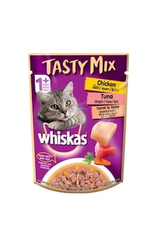Whiskas Tastymix Kuzu & Tavuk & Havuçlu Yetişkin Kedi Maması 28 x 85 G Whiskas Tastymix Kuzu & Tavuk & Havuçlu Yetişkin Kedi Maması 28 x 85 G