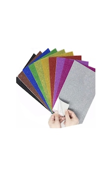 Simli Yapışkanlı Eva 25x35 Cm 10 Renk 1 Paket Yapışkanlı Eva Süngeri 10'lu Okul Kreş Anasınıfı Elişi Etkinli Simli Yapışkanlı Eva 25x35 Cm 10 Renk 1 Paket Yapışkanlı Eva Süngeri 10'lu Okul Kreş Anasınıfı Elişi Etkinli