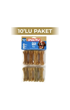 Snacky Natural Köpek Çiğneme Kemiği 7,5 Cm 8'li 10 Paket Snacky Natural Köpek Çiğneme Kemiği 7,5 Cm 8'li 10 Paket
