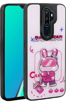 Oppo A5 2020 Kılıf Parlayan Kabartmalı İkonik Figürlü Zore Amas Silikon Kapak Beyaz Oppo A5 2020 Kılıf Parlayan Kabartmalı İkonik Figürlü Zore Amas Silikon Kapak Beyaz