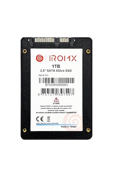 Iromx Ir1tbs3 1 Tb 500-480mb/s Sata 2.5 İnch Ssd Harddisk Iromx Ir1tbs3 1 Tb 500-480mb/s Sata 2.5 İnch Ssd Harddisk