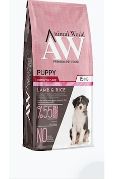 Animal World Kuzu Etli ve Pirinçli Yavru Köpek Maması 15 KG Animal World Kuzu Etli ve Pirinçli Yavru Köpek Maması 15 KG