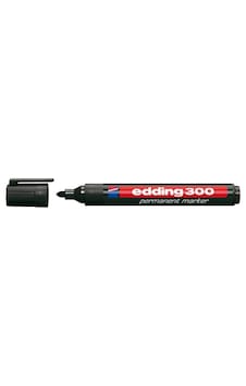 Edding Markör Permanent Yuvarlak Uçlu 1.5-3 MM Siyah 300 - 10 Ade Siyah Edding Markör Permanent Yuvarlak Uçlu 1.5-3 MM Siyah 300 - 10 Ade Siyah