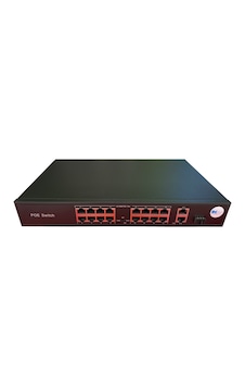 16 Port 200W 01/100 2 Gigabit Uplink Port 1 SFP Poe Switch 16 Port 200W 01/100 2 Gigabit Uplink Port 1 SFP Poe Switch