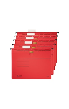 Leitz 1984 Alpha Kırmızı Telli Askılı Dosya (5 Li Paket) Leitz 1984 Alpha Kırmızı Telli Askılı Dosya (5 Li Paket)