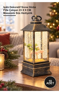 10 Adet Kar Küresi Işıklı Dekoratif Snow Globe Pille Çalışan 23 X 9 Cm Masaüstü Süs Hediyelik 10 Adet Kar Küresi Işıklı Dekoratif Snow Globe Pille Çalışan 23 X 9 Cm Masaüstü Süs Hediyelik
