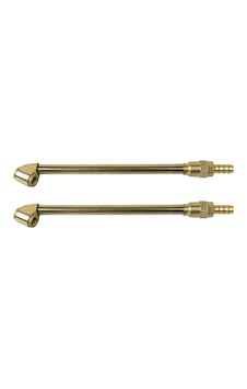 Iki Taraflı Lastik Teker Şişirme Hava Jakı Lastik Tamir Aracı 1/4" Çift Ayak Krom Kaplama Hava Jakı