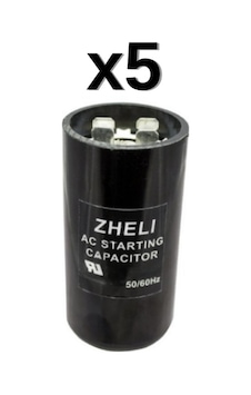 5'li Zheli 280-333 Μf 46x86 Mm 220 Acv İlk Hareket/kalkış Kondansatörü 5'li Zheli 280-333 Μf 46x86 Mm 220 Acv İlk Hareket/kalkış Kondansatörü