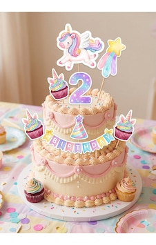 18 Parça Unicorn Temalı Konsept Parti Ve Pasta Süsleri Pembe Tüm Yaşlar 18 Parça Unicorn Temalı Konsept Parti Ve Pasta Süsleri Pembe Tüm Yaşlar
