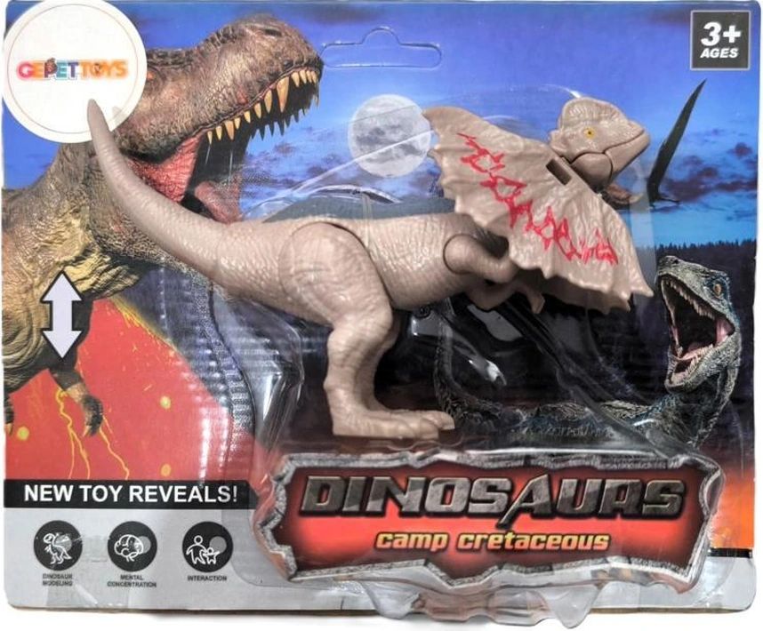 Ws5305 Ağzı Ve Eklem Yerleri Hareket Ettirilebilir Dilophosaurus Dinazor Figürü Açık Yeşil Ws5305 Ağzı Ve Eklem Yerleri Hareket Ettirilebilir Dilophosaurus Dinazor Figürü Açık Yeşil