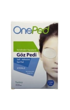 One Ped Kendinden Yapışkanlı Steril Göz Pedi 5'li