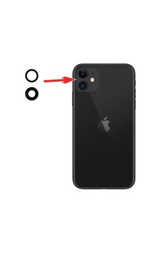 Apple İphone Uyumlu  11 Kamera Camı Lensi Seti Çok Renkli