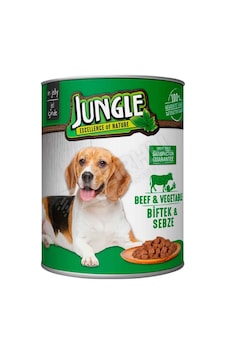 Jungle Köpek Konservesi 400 Gr Biftekli Sebzeli Jungle Köpek Konservesi 400 Gr Biftekli Sebzeli