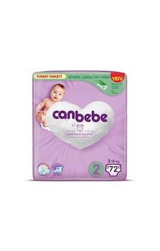 Canbebe Bebek Bezi 2 Beden Mini 72li Fırsat Paketi