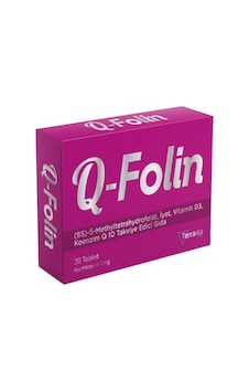 Q-Folin Koenzim Q 10 Takviye Edici Gıda 30 Tablet
