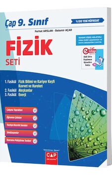 Çap Yayınları 2025 9. Sınıf Anadolu Fizik Seti