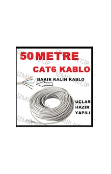 Ncpline Modem Bilgisayar Kablosu 50 Metre Internet Kablosu Cat 6 Etherhe Ncpline Modem Bilgisayar Kablosu 50 Metre Internet Kablosu Cat 6 Etherhe