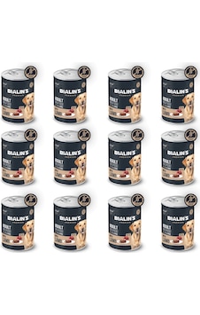 12'li Yetişkin Köpek Maması - Kuzulu 400 Gram 12'li Yetişkin Köpek Maması - Kuzulu 400 Gram