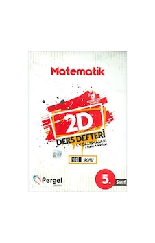5.Sınıf Matematik 2D Ders Defteri - Pergel 5.Sınıf Matematik 2D Ders Defteri - Pergel