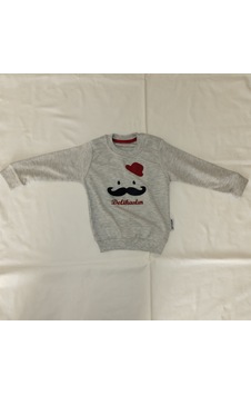 Egişbaby Erkek Üst Delikanlım Sweat 12 - 18 Ay Gri