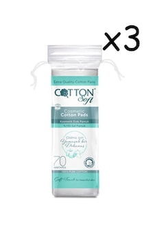 Cotton Soft Kozmetik Disk Pamuk 70'li X 3 Adet Cotton Soft Kozmetik Disk Pamuk 70'li X 3 Adet