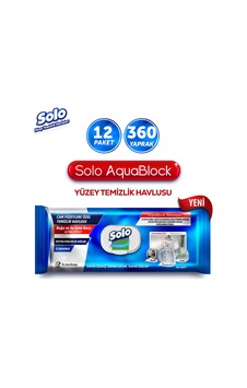 Aquablock Yüzey Temizlik Havlusu 12'li 360 Yaprak Diğer Aquablock Yüzey Temizlik Havlusu 12'li 360 Yaprak Diğer