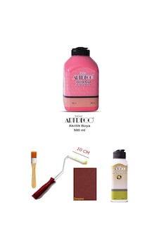 Artdeco Akrilik Boya 500 Ml Pembe Dolap Boyama Seti Mobilya Boyama Seti Parlak Vernik Artdeco Akrilik Boya 500 Ml Pembe Dolap Boyama Seti Mobilya Boyama Seti Parlak Vernik