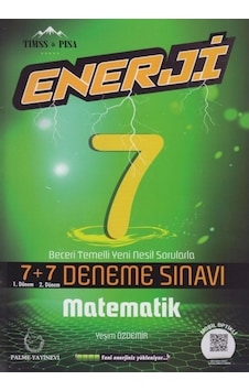 7. Sınıf Enerji Matematik 7 + 7 Deneme Sınavı - Palme Eğitim 7. Sınıf Enerji Matematik 7 + 7 Deneme Sınavı - Palme Eğitim